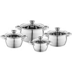 Komplet 4 garnków z pokrywkami 14-22 cm Florina Oliver