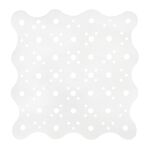 Mata łazienkowa biała 51 x 51 cm