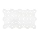 Mata łazienkowa biała 40 x 68 cm