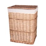 Kosz na pranie brązowy 31 x 41 x 50 cm