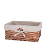 Koszyk wiklinowy brązowy 20 x 30 x 12 cm