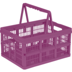 Koszyk na zakupy emma składany 18,5 l fioletowy