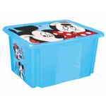 Pojemnik obrotowy z pokrywą paulina "mickey mouse" 45 l