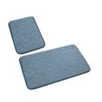 Dywanik łazienkowy SUMBA kpl 2 szt. niebieski 45x75+45x35 Euromat