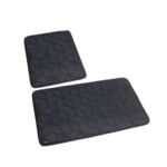 Dywanik łazienkowy SUMBA kpl 2 szt., LZ(31) czarny 45x75+45x35 Euromat
