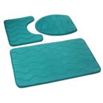 Dywanik łazienkowy SUMBA kpl 3 szt. morski 45x75+45x35+35x44 Euromat