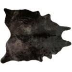 Dywan Sztuczne Futro Rodeo 85 x 105 cm ciemnobrązowy