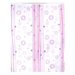 Zasłonka prysznicowa 180 x 180 cm poliester koła, okręgi i pasy AWD Interior