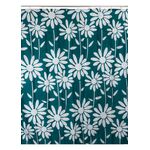 Zasłonka prysznicowa 180 x 180 cm poliester moty kwiatowy AWD Interior