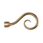 Zakończenie 16 mm hak stare złoto Bojanek