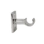 Wieszaki samoprzylepne do karniszy Cafe srebrne Bojanek