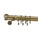 Karnisz podwójny 19/19 mm Ballo 240 cm stare złoto Bojanek