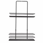 Półka łazienkowa 2 półki czarna