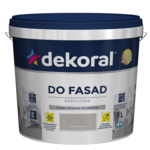 Farba akrylowa fasadowa Polinit lekko popielaty 5 l Dekoral