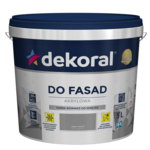 Farba akrylowa fasadowa Polinit grafit 5 l Dekoral