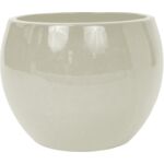 Donica szkliwo 27 x 38 mrozoodporna krem CERMAX