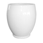 Donica szkliwo 45 x 43 mrozoodporna biała CERMAX