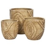 Donica ceramiczna kokon 25 cm CERMAX