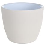 Osłonka ceramiczna 15 cm biały struktura CERMAX