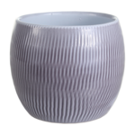 Osłonka ceramiczna 15 cm szary lazur CERMAX
