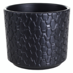 Osłonka cylinder ceramiczna 12 cm antracyt mat CERMAX