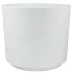 Osłonka cylinder ceramiczna 28 cm biała CERMAX