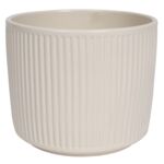 Osłonka ceramiczna cylinder 14 cm krem