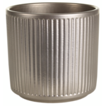 Osłonka ceramiczna cylinder 14 cm szampan