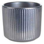 Osłonka ceramiczna cylinder 16 cm chrom