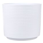 Osłonka ceramiczna cylinder calla 12 cm biała Cermax
