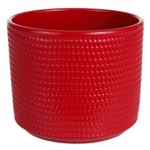 Osłonka ceramiczna cylinder calla 12,5 cm czerwona Cermax