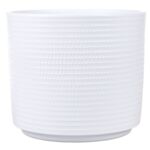 Osłonka cylinder calla ceramiczna 14 cm biała mat CERMAX