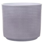 Osłonka cylinder calla ceramiczna 14 cm szary lazur CERMAX