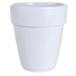 Osłonka storczyk ceramiczna 13 cm biała CERMAX