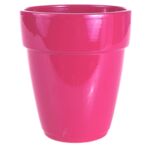 Osłonka storczyk ceramiczna 13 cm jasny róż CERMAX
