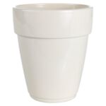 Osłonka storczyk ceramiczna 13 cm krem CERMAX