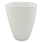 Osłonka szklana amaranta satyna biały mat CERMAX