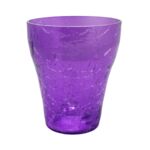 Osłonka szklana storczyk 15 cm kielich fiolet CERMAX