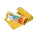Worki do segregacji odpadów plastik 120 l 10 sztuk żółty Eco Bags