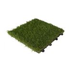 Podest sztuczna trawa 30 x 30 cm zielony 6 sztuk