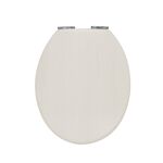 Deska sedesowa wolnoopadająca MDF biała AWD Interior