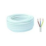 Przewód YDYP 750 V, 3 x 2,5 25 mb biały AKS Zielonka