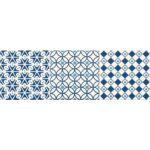 Dekor ścienny Avignon cobalt 1 14,8 x 44,8 Gat.1