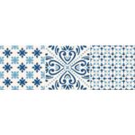 Dekor ścienny Avignon cobalt 2 14,8 x 44,8 Gat.1