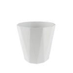 Osłonka ceramiczna flores biała 13,4 x 13,7 cm