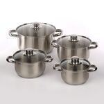 Komplet garnków nierdzewnych VITO 8 elementów