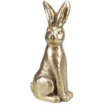 Figurka Zając 44,5 cm złoty