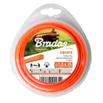 Żyłka TRIMMER, kwadrat, 2,4 mm x 15 m, blister