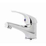 Bateria umywalkowa stojąca chrom Faro