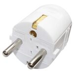 Wtyczka prosta biała